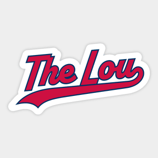 St. Louis 'The Lou' Pride Baseball Fan Shirt – Perfect for Missouri Sports Enthusiasts Sticker